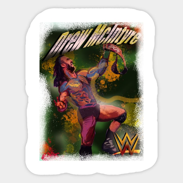 Drew McIntyre Sticker by Popoffthepage